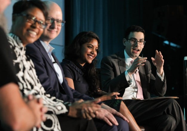 Chaya Nayak during a conference