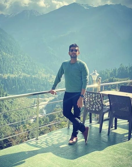 Cheitan Sharma enjoying a holiday trip