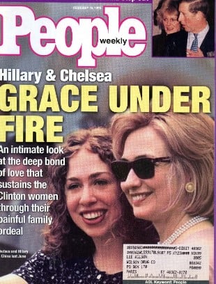 Chelsea and Hillary Clinton on the cover of People Magazine