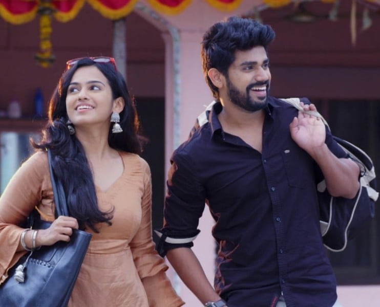 Chetan Vadnere in a still from the Marathi television show Alti Palti Sumdit Kalti (2019)