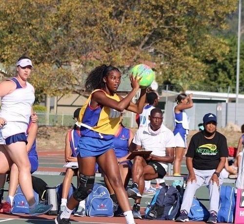 Chidimma Adetshina in a netball competition