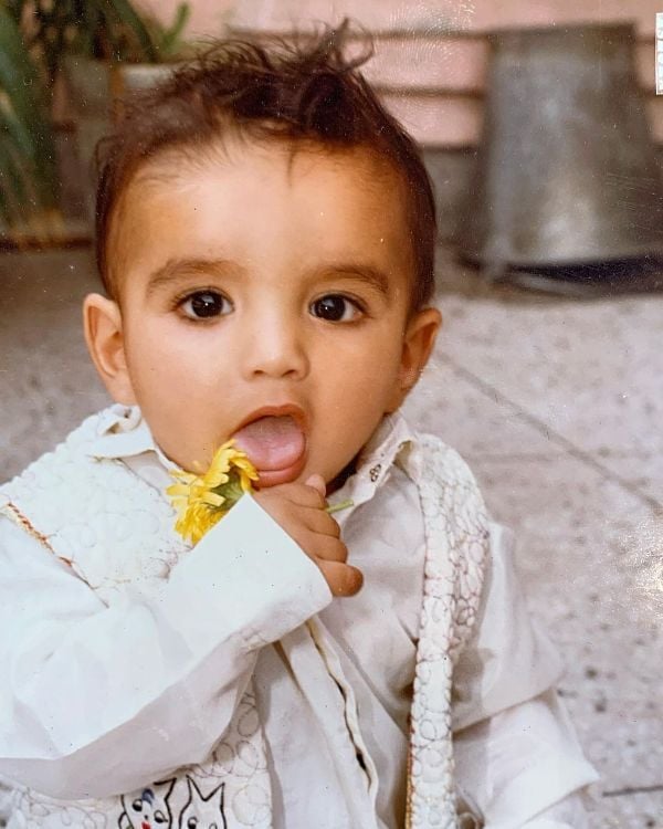 Childhood Picture of Karron S Dhinggra