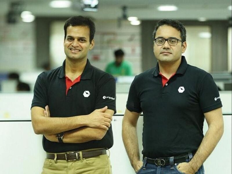 Childhood friends turned business partners, Kunal Bahl (right) and Rohit Bansal