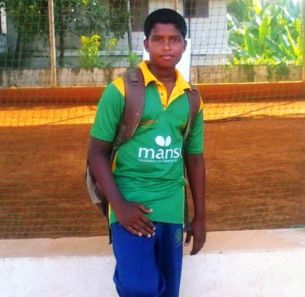 Childhood picture of Abdul Bazith