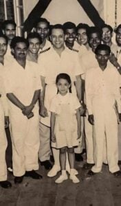 Childhood picture of Leela Samson