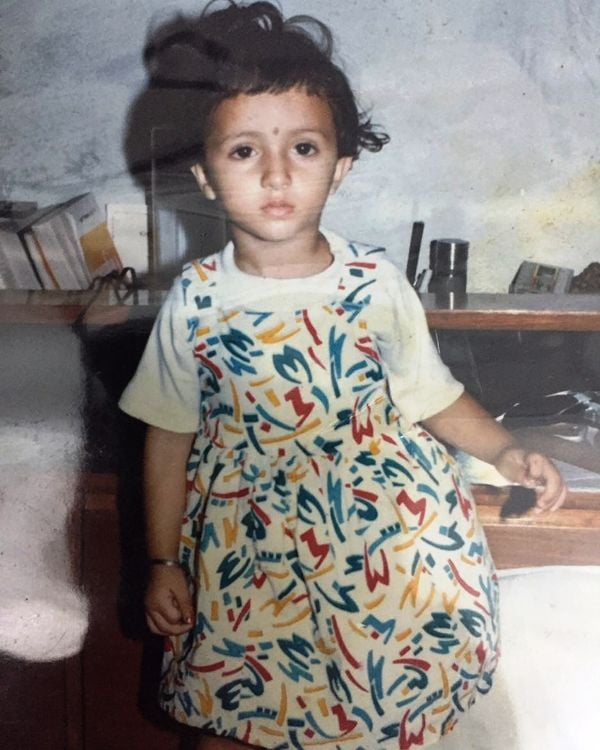 Childhood picture of Navjeet Kaur Dhillon