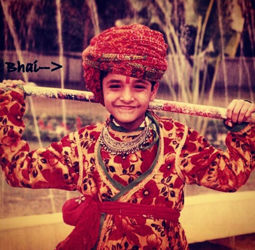 Childhood picture of Pratik Jain