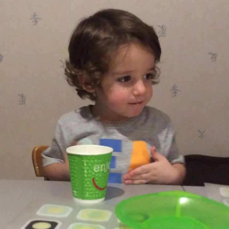 Childhood picture of Sergey Sklokin