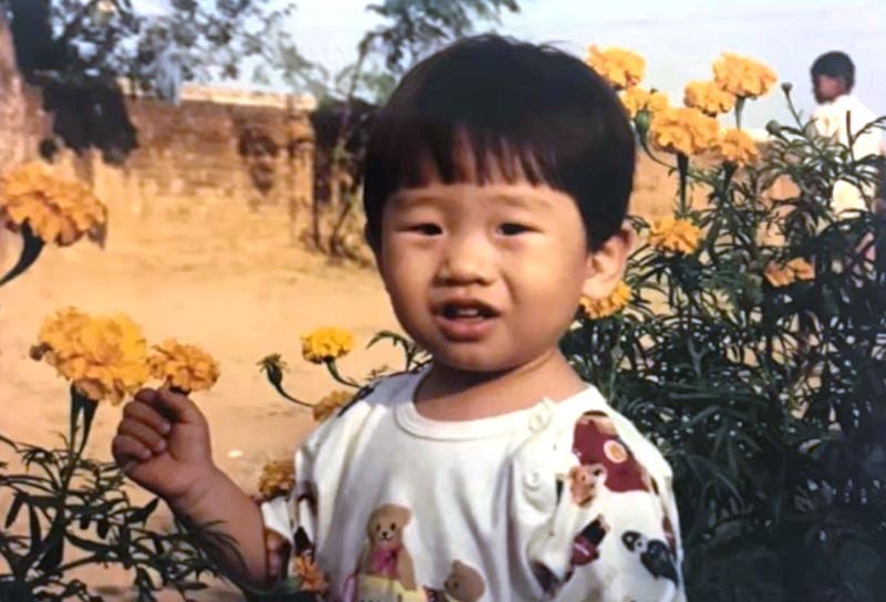Childhood picture of Yechan C. Lee