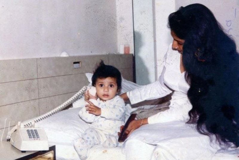 A childhood picture of Shura Khan