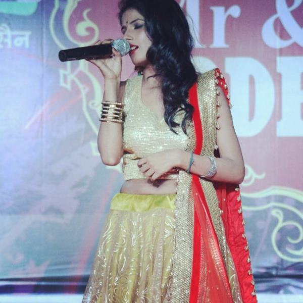 Chitralekha Sen performing at a music event