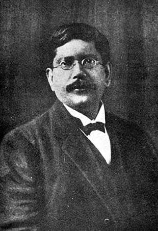 Chittaranjan Das in 1909 while defending Sri Aurobindo in Alipore bomb case