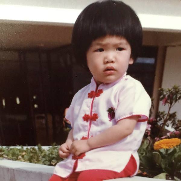 Chldhood picture of Michelle Lee