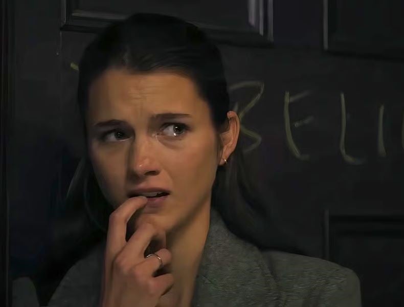 Chloe East in a still from Heretic