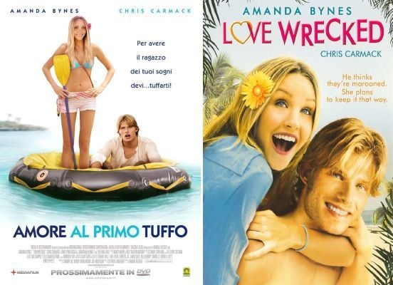 Chris Carmack on the poster of the film Love Wrecked