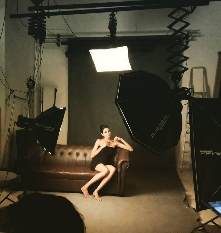 Christeena Biju during a photoshoot