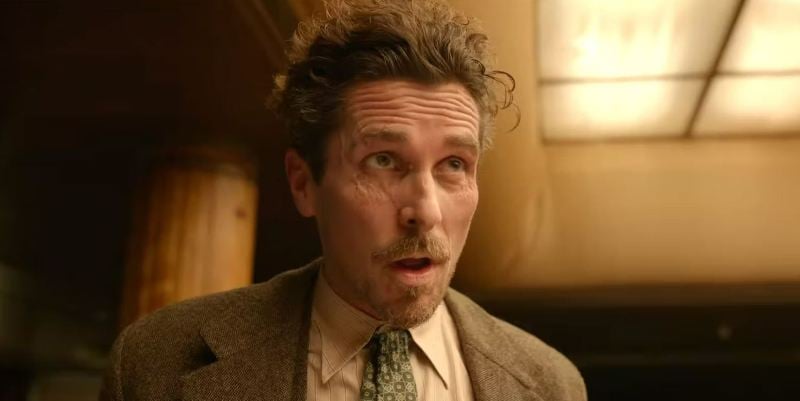 Christian Bale as Burt Berendsen in a still from the film 