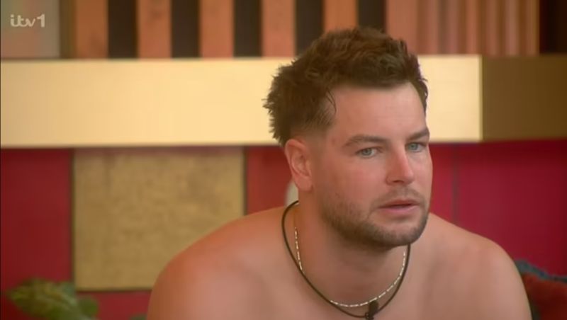 Christopher Hughes in a still from the twenty-fourth series of the British TV reality show titled 