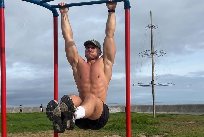 Chuggs Wallis working out