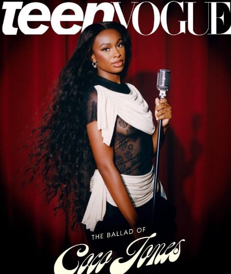 Coco Jones on the cover of a magazine