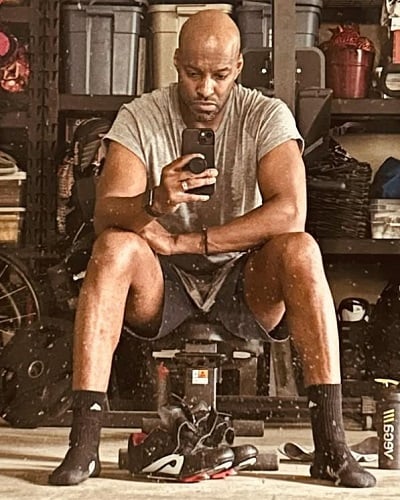 Colin Lawrence at a gym