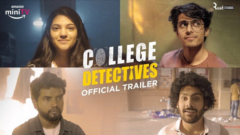Karpoor Gaurav as Tushar on the poster of the television series College Detectives (2023)