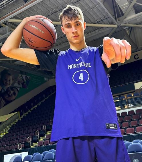 Cooper Flagg during the 2023 Hoophall Classic