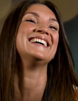 Corinna Frank during an episode of Adam Seeks Eve show