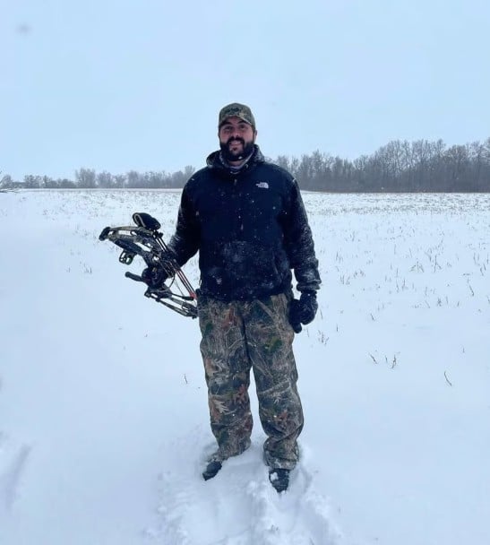 Cory Bowman during a trip