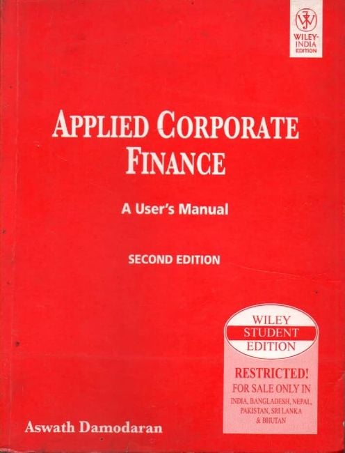 Cover of the book, Applied Corporate Finance: A User