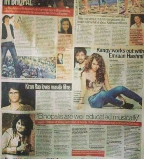 DJ Rink featured in a newspaper