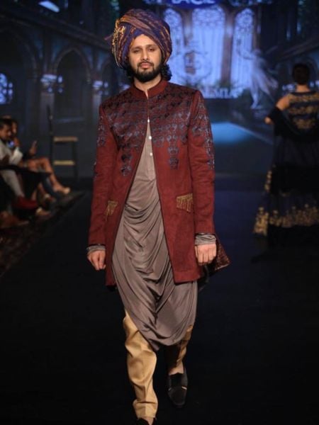 DJ Rohit Gida in a still from one of his modelling runway shows
