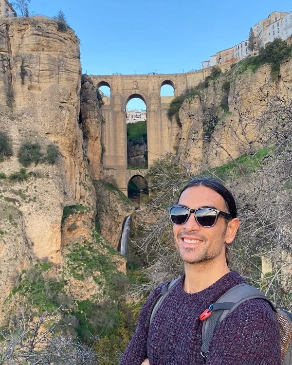 A picture of Dada Taiano from his trip to Spain  