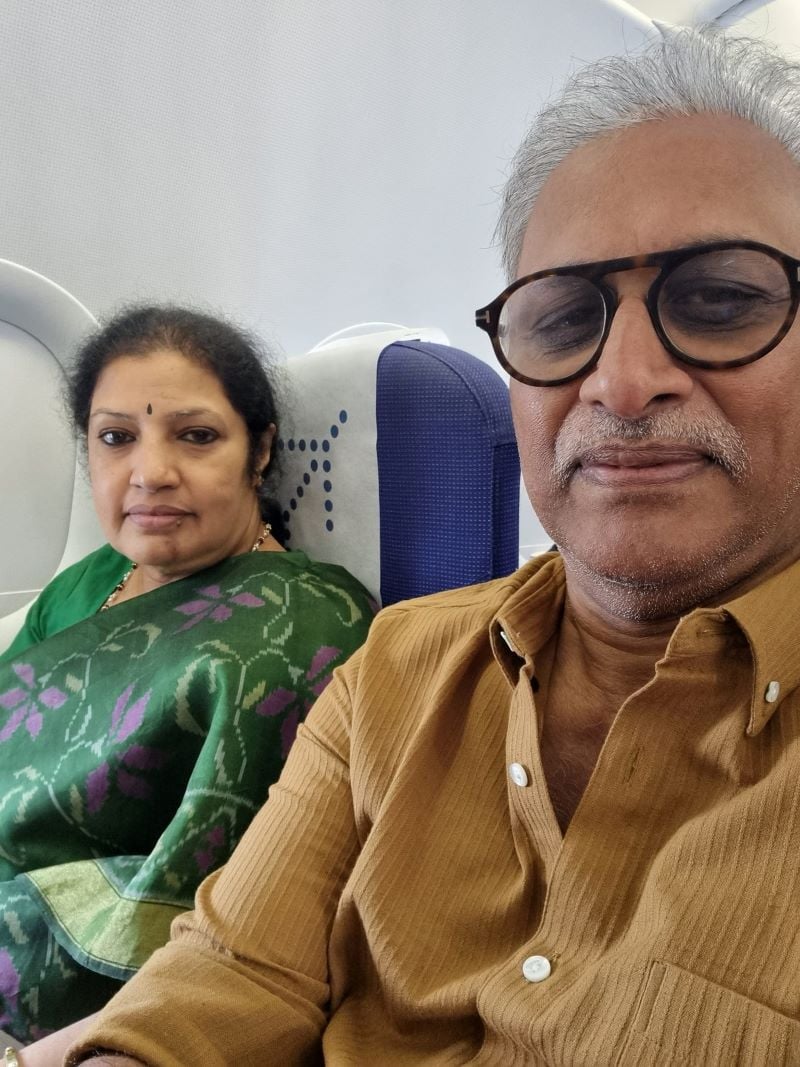 Daggubati Venkateswara Rao with Daggubati Purandeswari