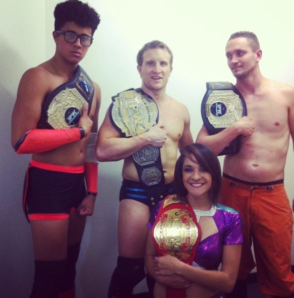 Dakota Kai when she fought in the Impact Pro Wrestling promotion