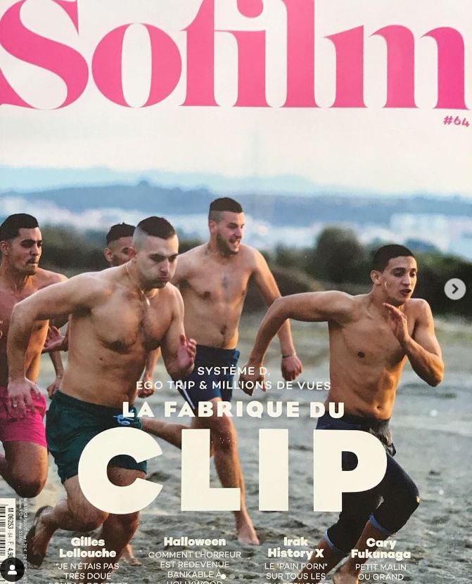 Dali Benssalah on the covers of So Film magazine