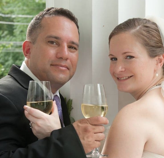 Dan Rivera while enjoying an alcoholic beverage