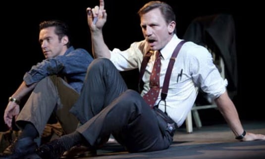 Daniel Craig in a still from the play A Steady Rain in New York