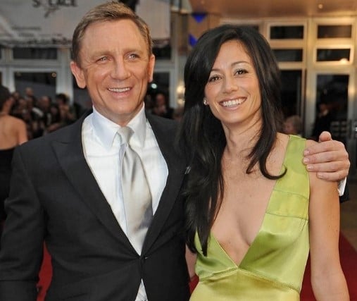 Daniel Craig with Fiona Loudon