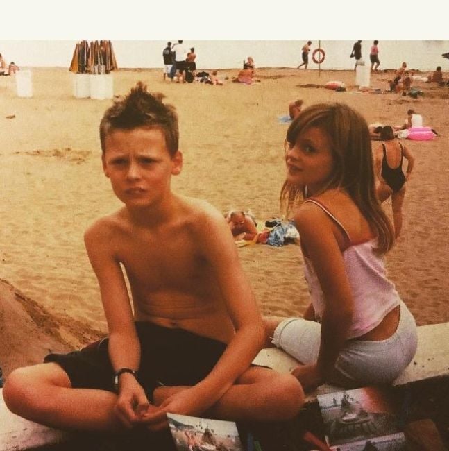 Danielle Sellers during her childhood