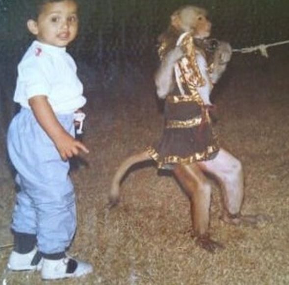 Danish Sait in childhood