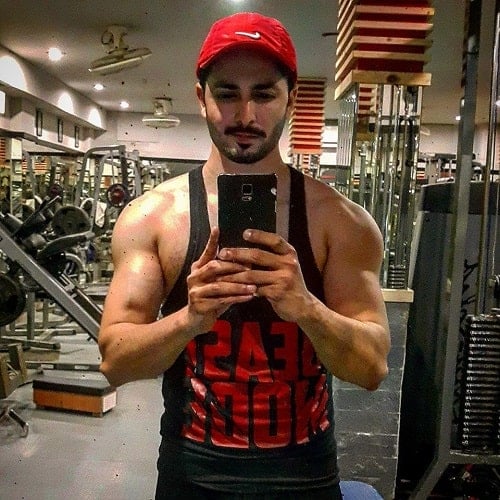 Danish Taimoor at a gym