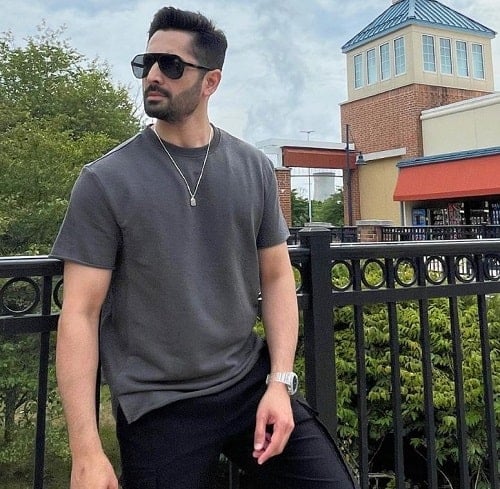 Danish Taimoor during his vacation