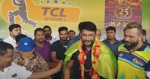 Darshan Thoogudeepa at an event of TCL