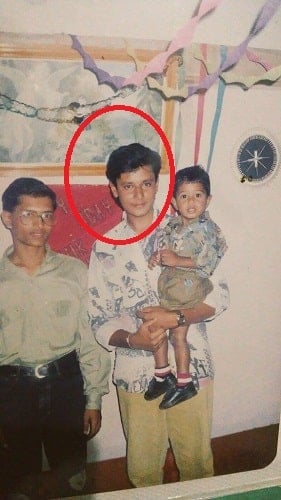 Darshan Thoogudeepa in his teens