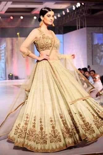 Darshana Banik in a fashion show