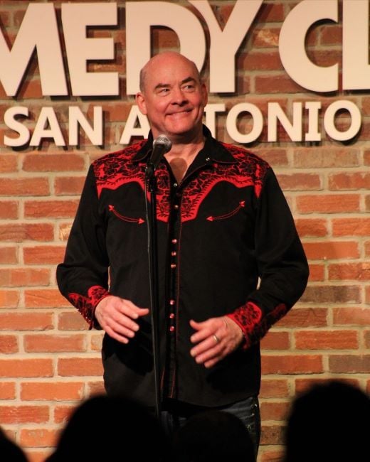 David Koechner during his stand-up comedy performance