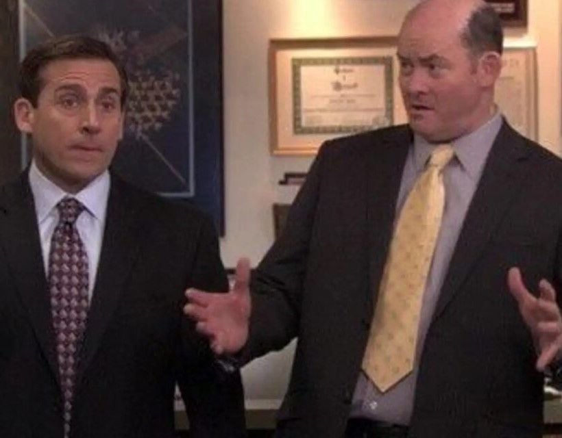 David Koechner in a still from The Office