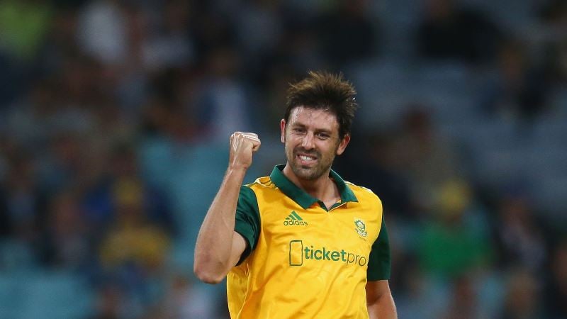 David Wiese playing for South Africa