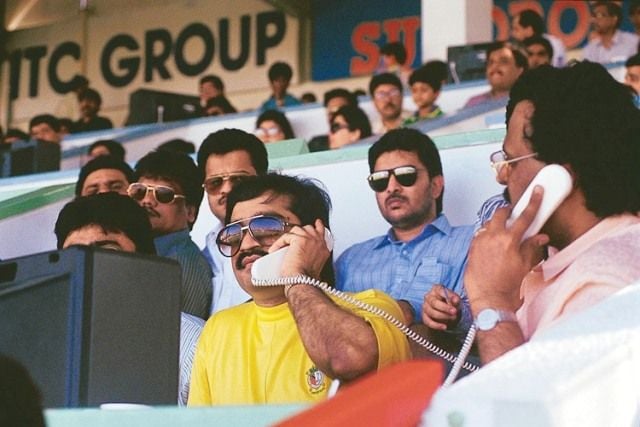 Dawood Ibrahim at Sharjah Cricket Stadium, UAE
